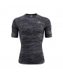 Mens Quick-drying Perspiration O-neck Short Sleeve Jogging Fitness Sport T-shirt