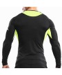 Mens Elastic Quick-drying Breathable Sports Running Training Long Sleeve Casual Skinny Tops